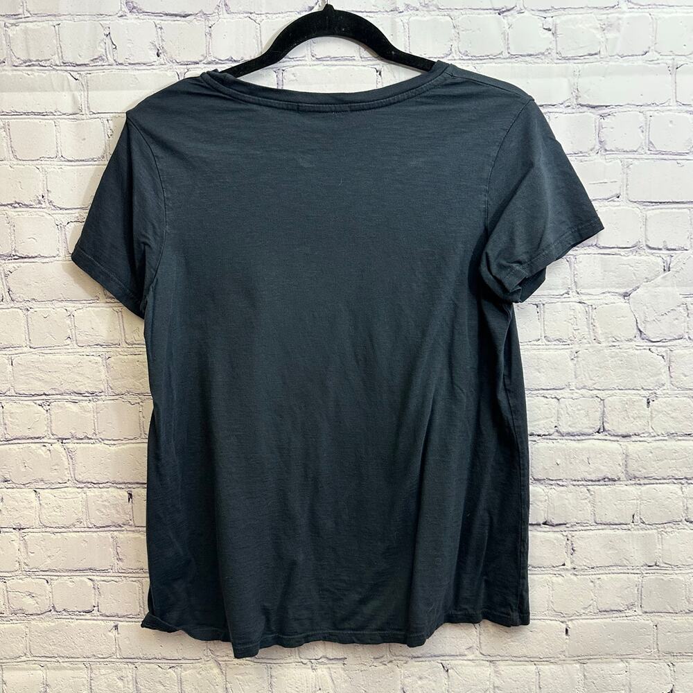 Marine Layer Crew Neck Basic Tee Shirt Navy Blue Women's Small - Picture 3 of 5